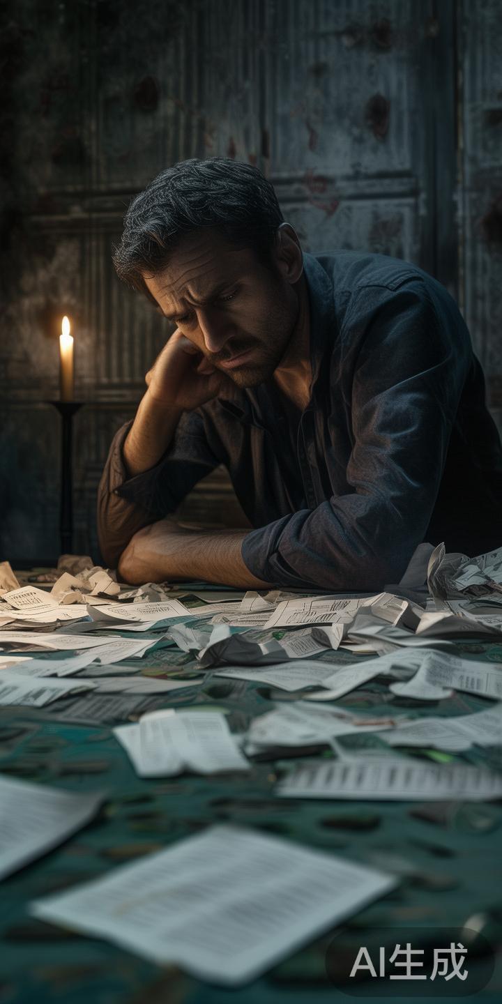 有案例显示，某赌徒在连续输掉数十万元后，甚至出现心